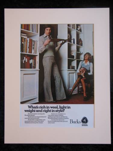 BUCKS TROUSERS original advert 1974 (ref AD206)