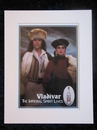 VLADIVAR VODKA original advert 1986 (ref AD213)