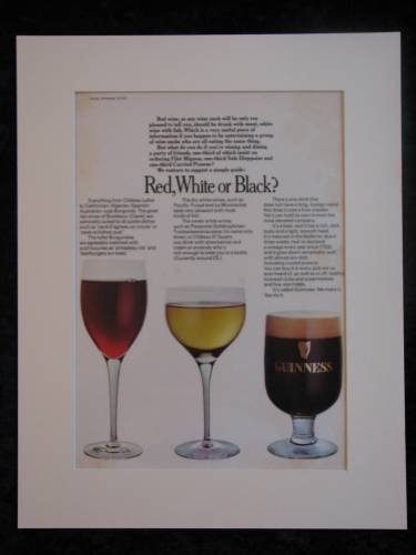 Guinness. Original advert 1971 (ref AD217)