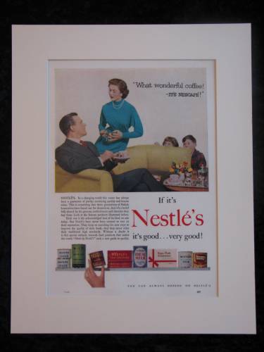 Nestle's Food. Original advert 1955 (ref AD239)