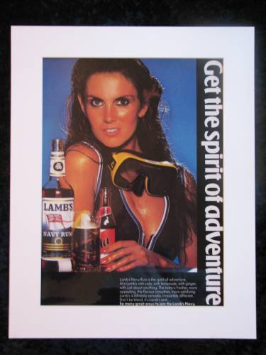 LAMB'S NAVY RUM RARE  original advert 1980 (ref AD267)