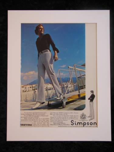 DAKS TROUSERS original advert 1973 (ref AD273)