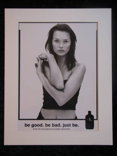 CALVIN KLEIN original advert 1996 with Kate Moss (ref AD278)