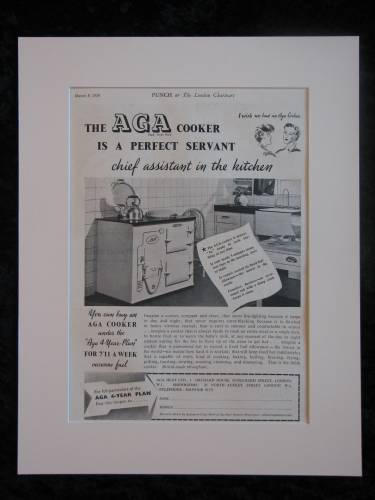 Aga Cooker Original advert 1939 (ref AD294)
