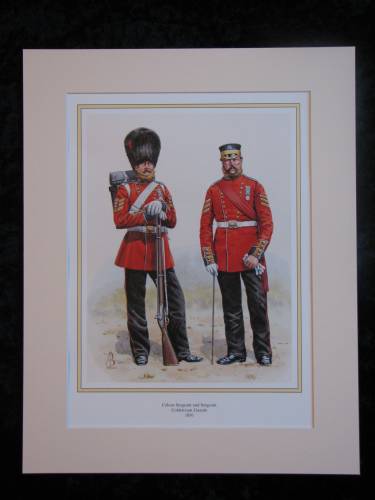 Coldstream Guards 1856 Mounted print (ref PR417)