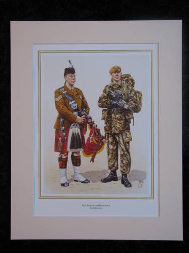 Scots Guards Mounted print (ref PR422)