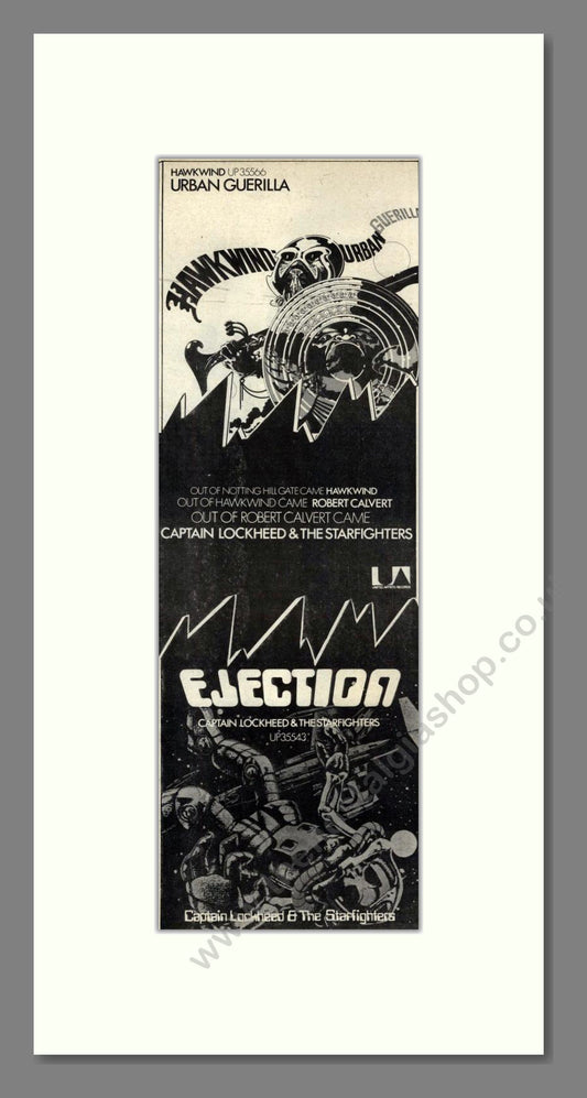 Hawkwind - Ejection. Vintage Advert 1973 (ref AD201740)