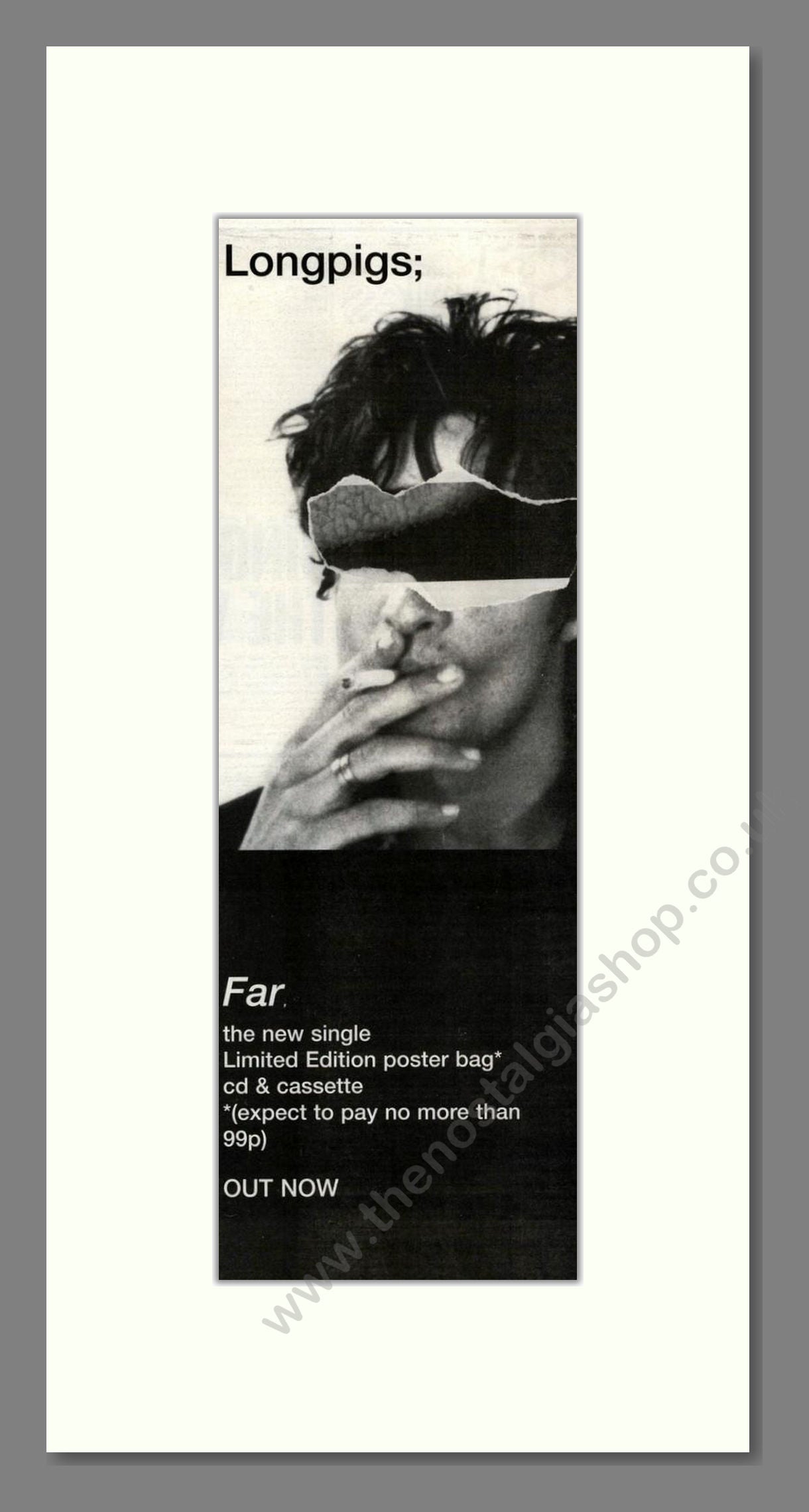 Longpigs - Far. Vintage Advert 1996 (ref AD201747)