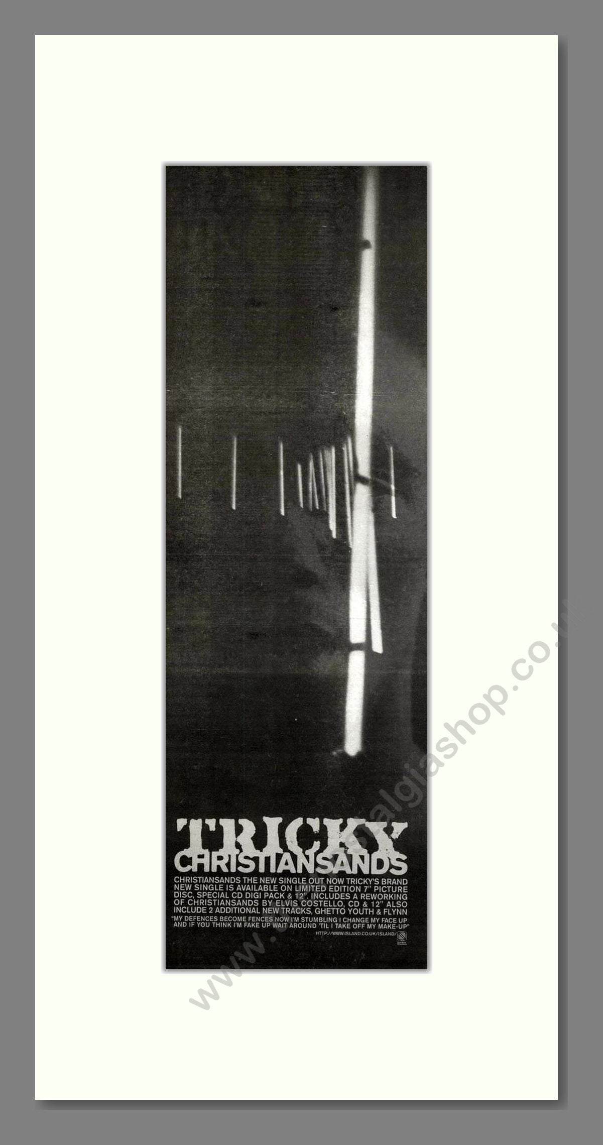 Tricky - Christian Sands. Vintage Advert 1996 (ref AD201765)