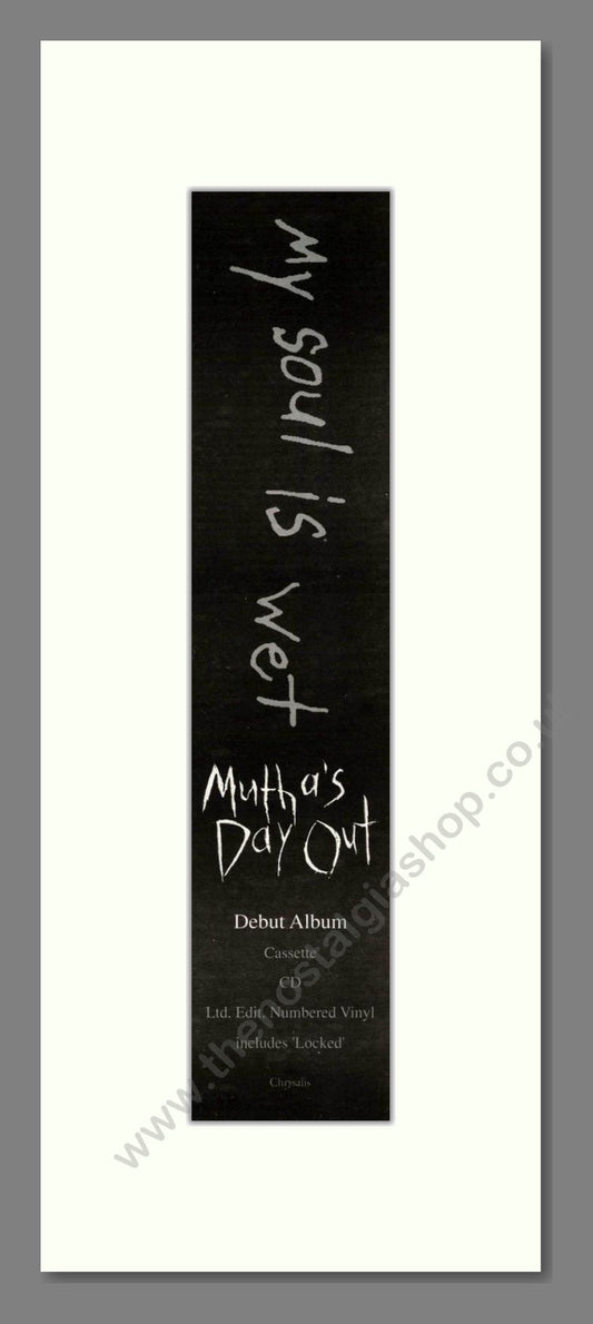 Mutha's Day Out - My Soul Is Wet. Vintage Advert 1994 (ref AD201777)