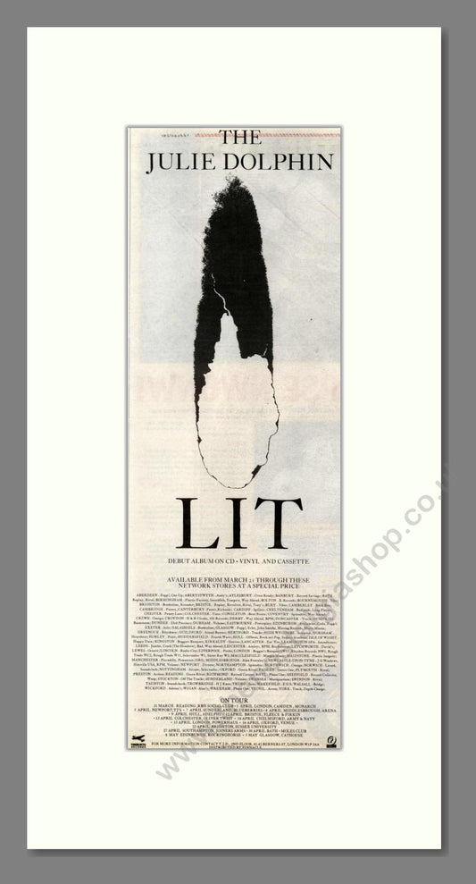 Julie Dolphin (The) - Lit. Vintage Advert 1994 (ref AD201803)