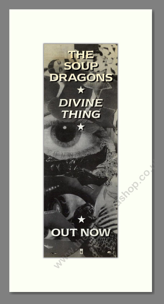 Soup Dragons (The) - Divine Thing. Vintage Advert 1992 (ref AD201854)