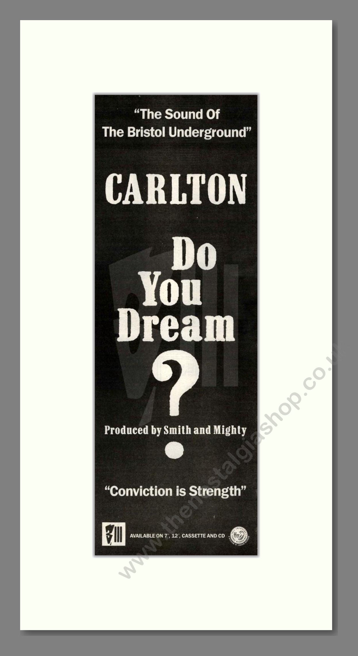 Carlton - Do You Dream?. Vintage Advert 1990 (ref AD201857)