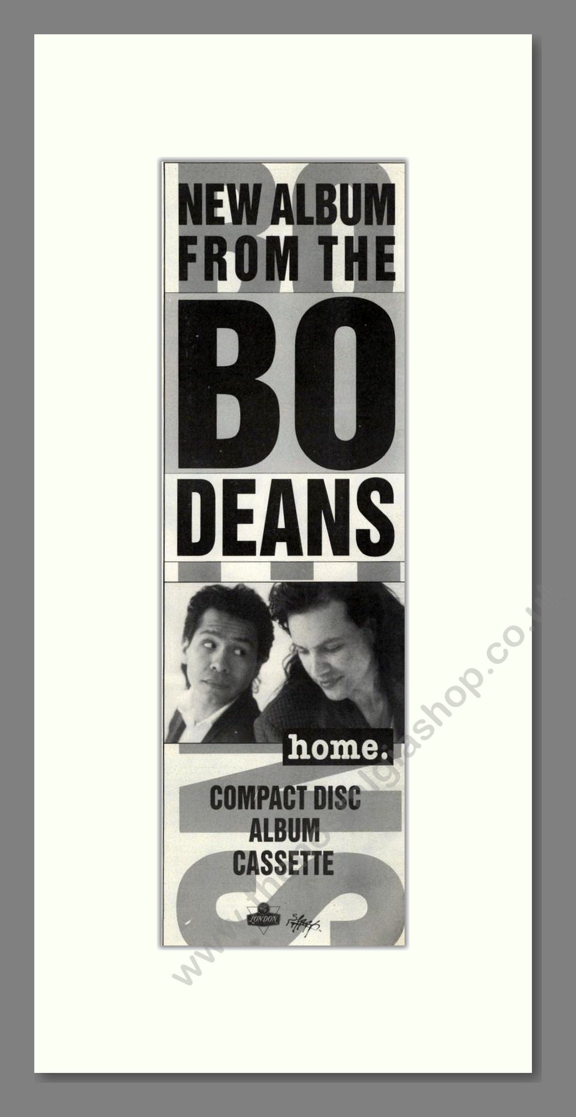 BO Deans (The) - Home. Vintage Advert 1989 (ref AD201912)