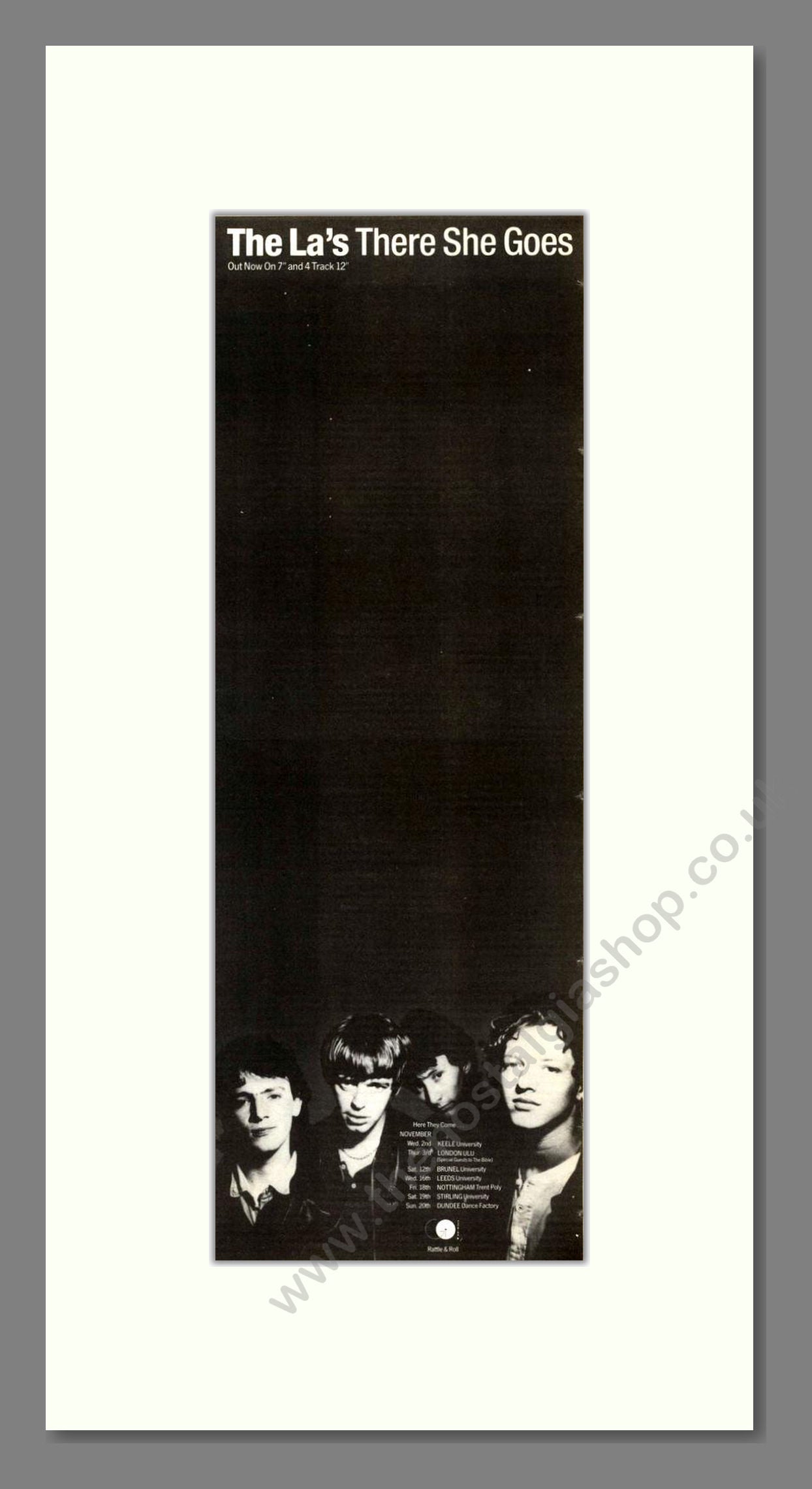 La's (The) - There She Goes. Vintage Advert 1988 (ref AD201937)