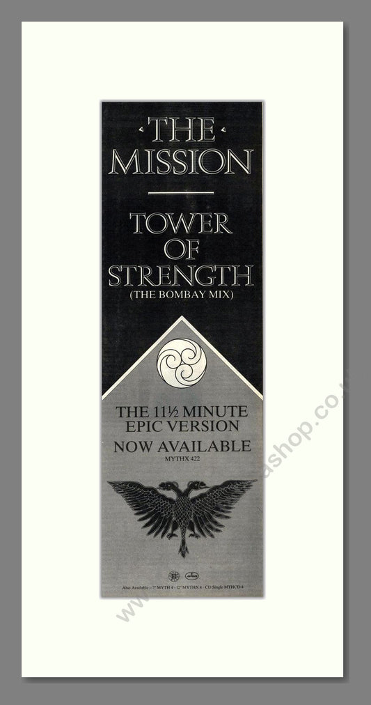 Mission (The) - Tower Of Strength. Vintage Advert 1988 (ref AD201944)