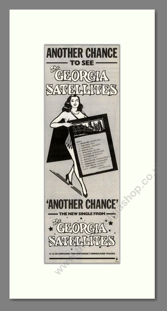 Georgia Satellites (The) - Another Chance. Vintage Advert 1990 (ref AD201948)