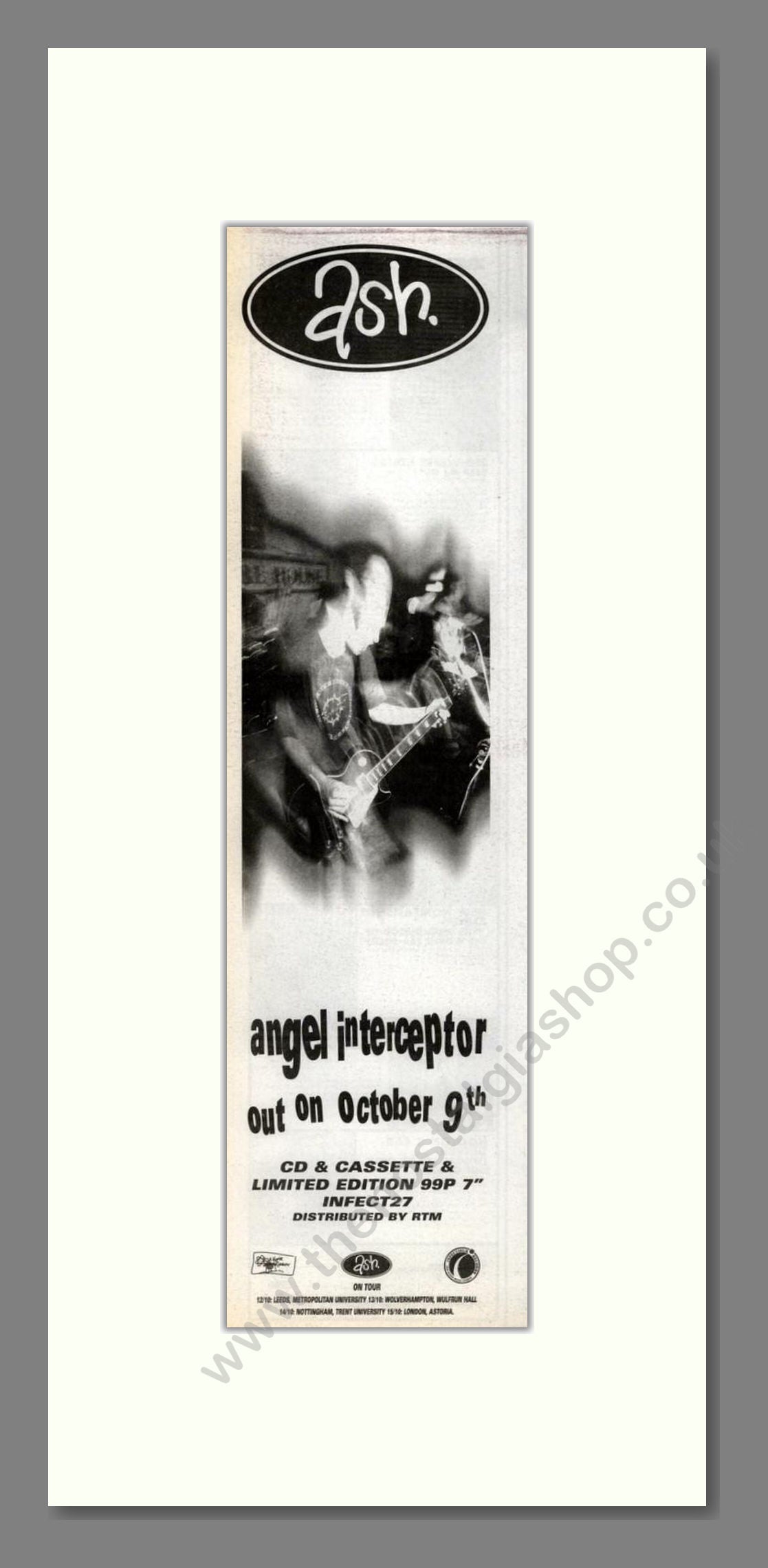 Ash - Angel Interceptor. Vintage Advert 1995 (ref AD201963)