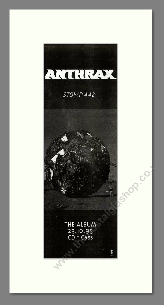 Anthrax - Stomp 442. Vintage Advert 1995 (ref AD201967)