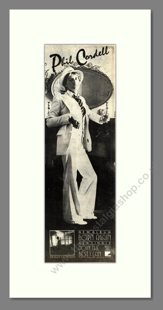 Phil Cordell - Born Again. Vintage Advert 1977 (ref AD201980)