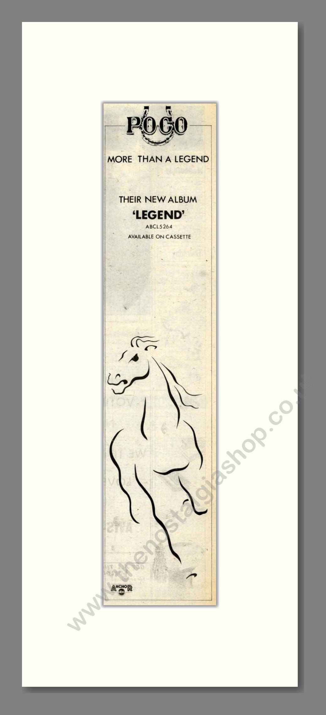 Poco - Legend. Vintage Advert 1978 (ref AD201988)