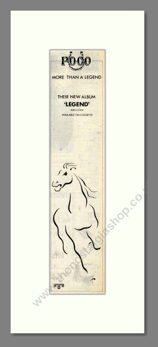 Poco - Legend. Vintage Advert 1978 (ref AD201988)