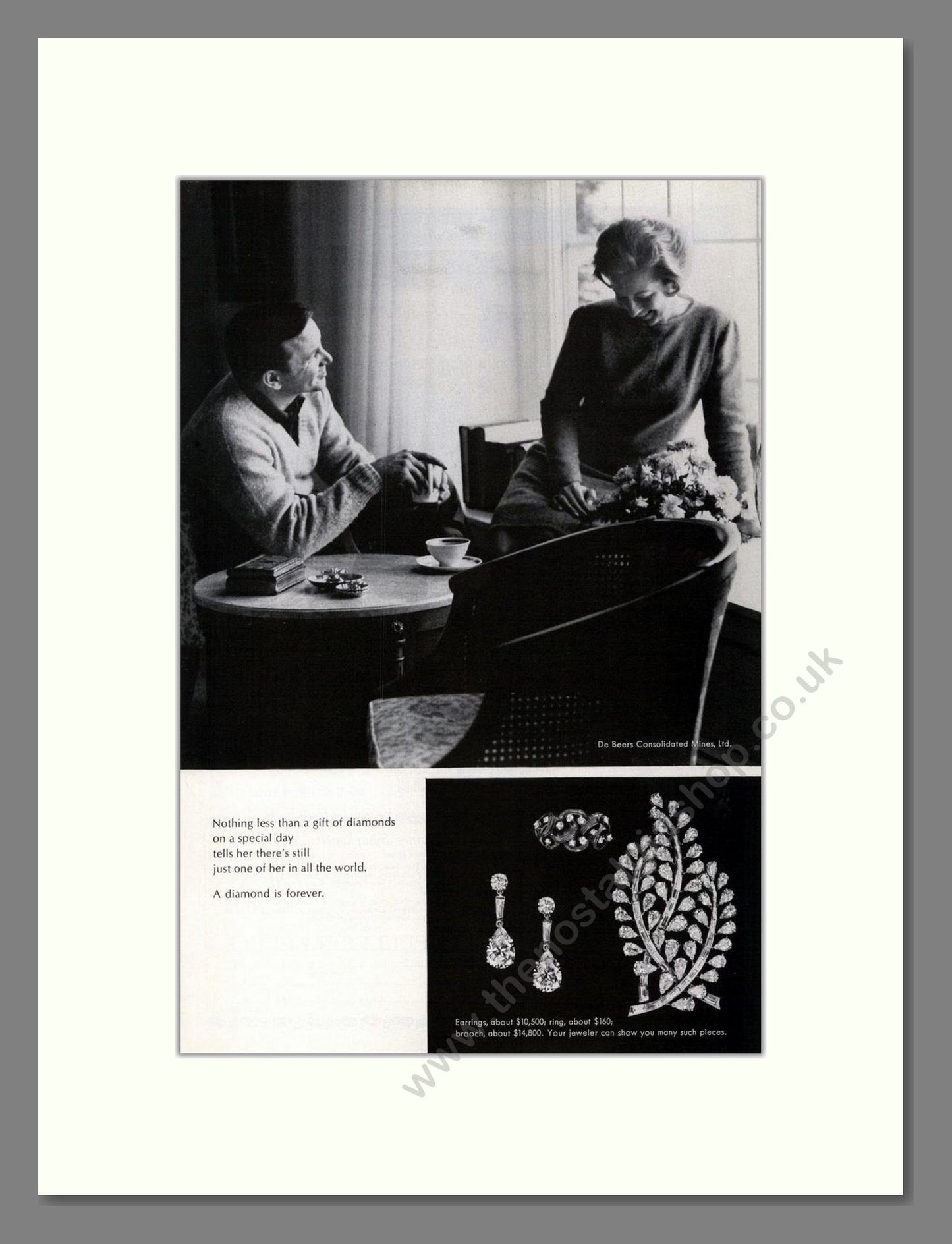 DeBeers - Diamonds. Vintage Advert 1967 (ref AD67995)