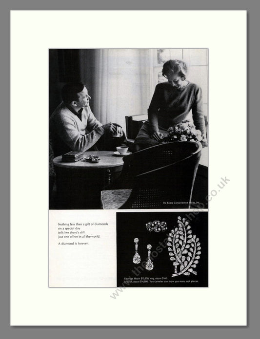 DeBeers - Diamonds. Vintage Advert 1967 (ref AD67995)