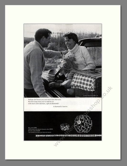 DeBeers - Diamonds. Vintage Advert 1968 (ref AD68003)