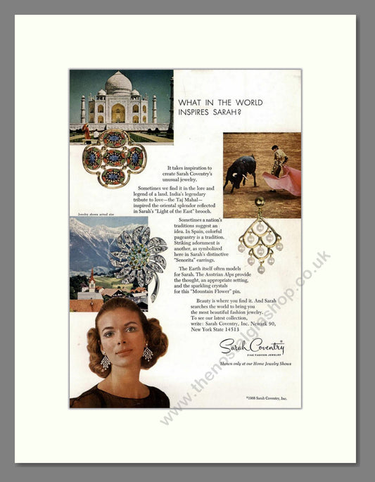 Sarah Coventry - Fine Fashion Jewellery. Vintage Advert 1968 (ref AD68004)