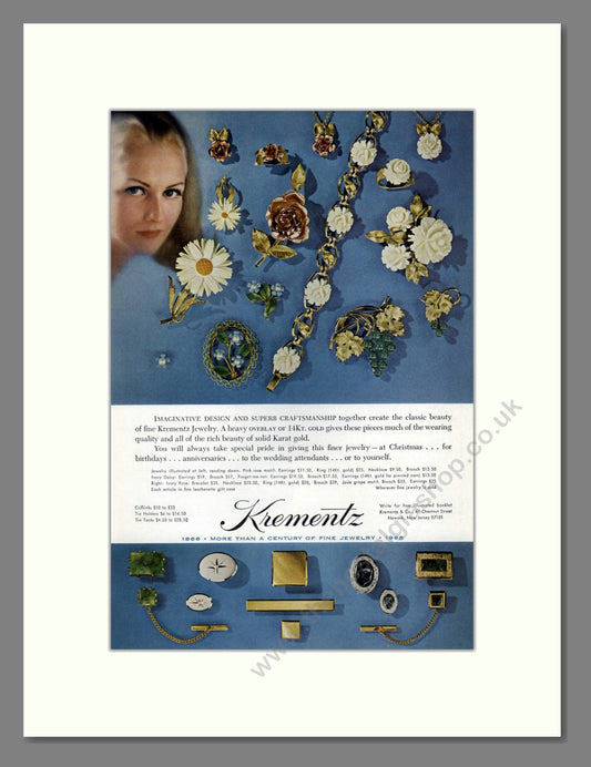 Krementz - Imaginative Design. Vintage Advert 1968 (ref AD68023)