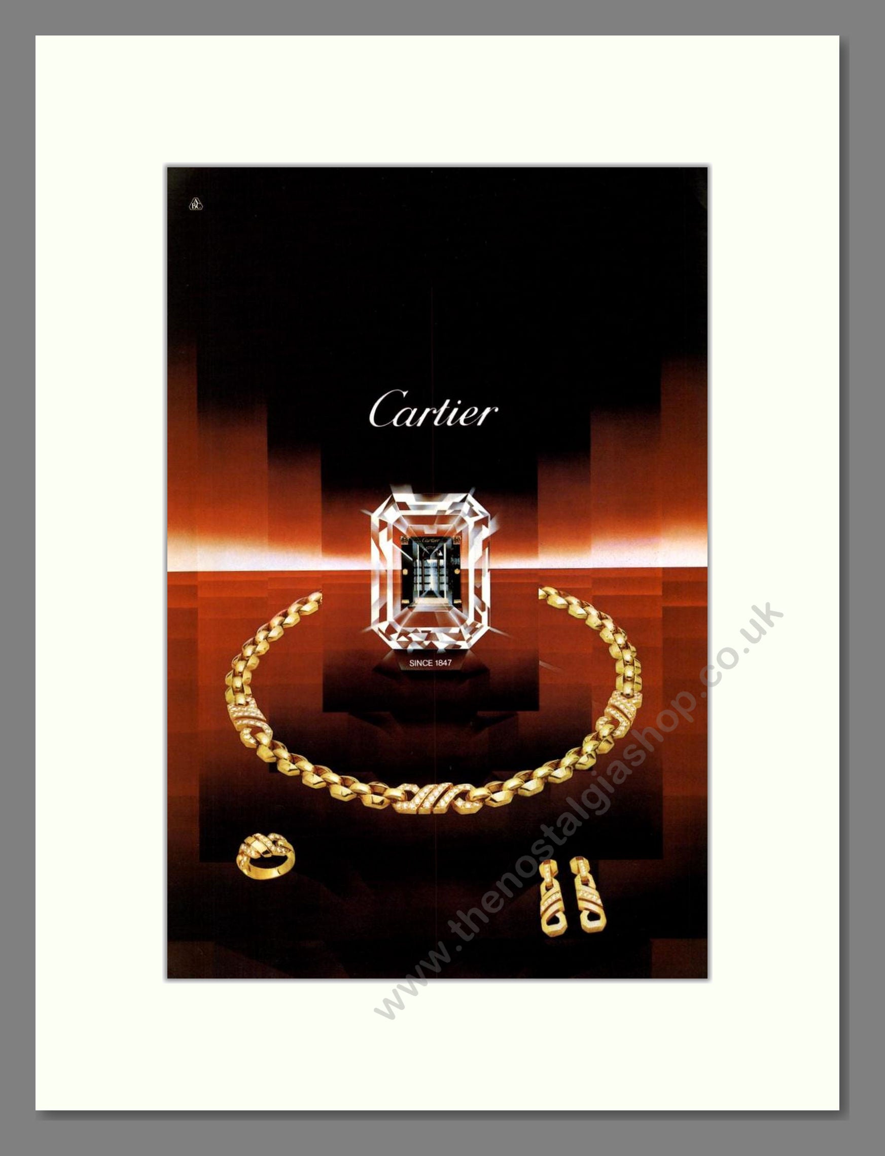 Cartier - Since 1847. Vintage Advert 1986 (ref AD68028)