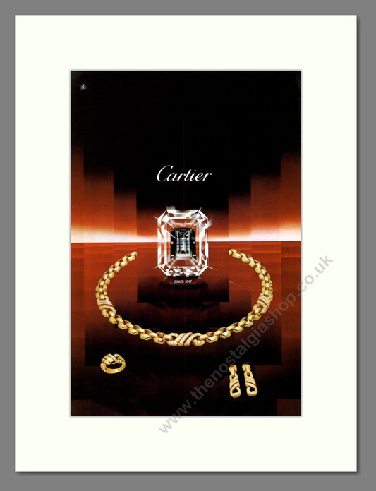 Cartier - Since 1847. Vintage Advert 1986 (ref AD68028)