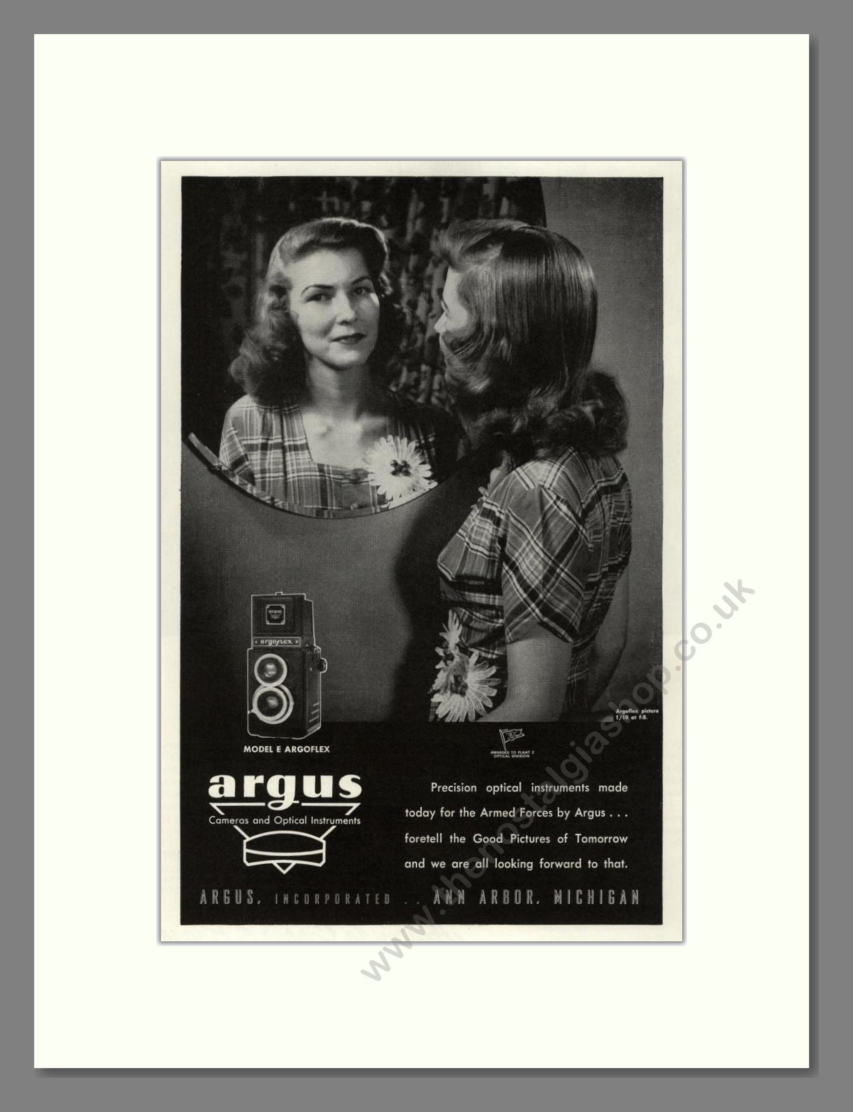 Argus - Argoflex. Vintage Advert 1945 (ref AD68130)