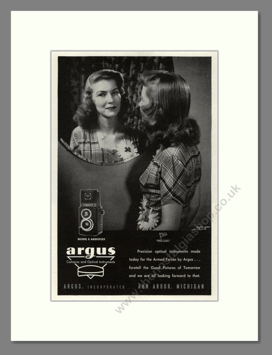 Argus - Argoflex. Vintage Advert 1945 (ref AD68130)