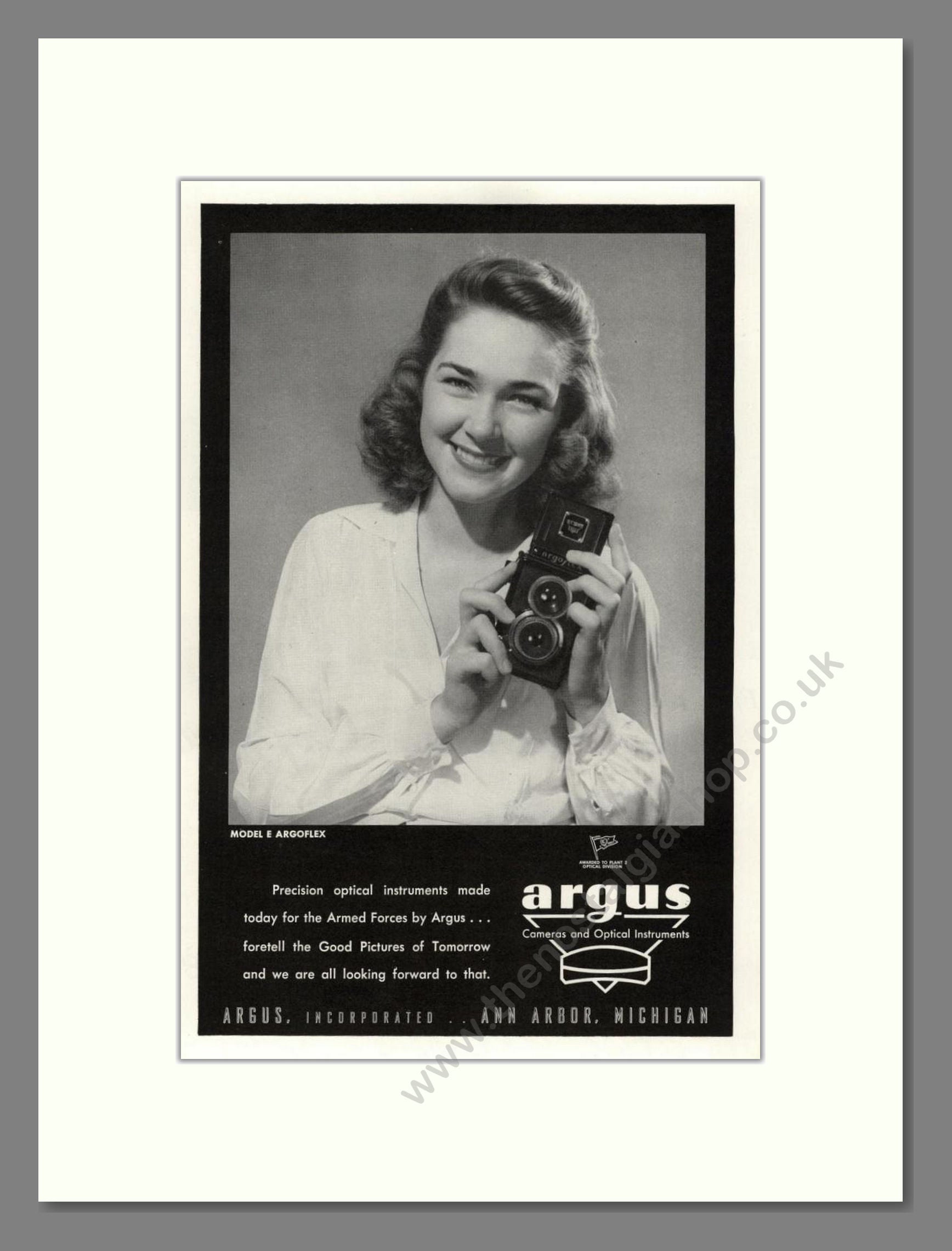 Argus - Argoflex. Vintage Advert 1945 (ref AD68131)
