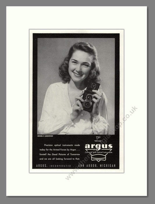 Argus - Argoflex. Vintage Advert 1945 (ref AD68131)