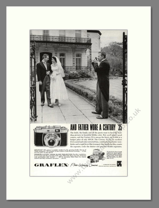 Graflex - Century 35. Vintage Advert 1958 (ref AD68154)