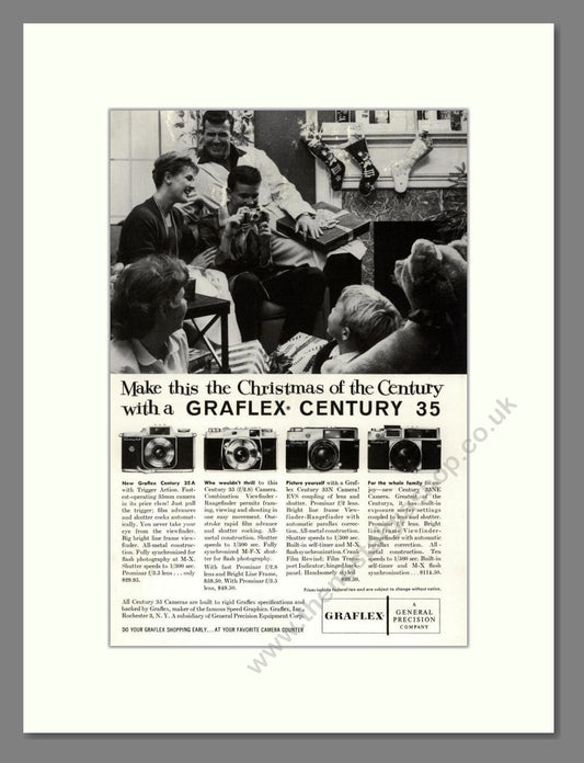 Graflex - Century 35. Vintage Advert 1959 (ref AD68162)