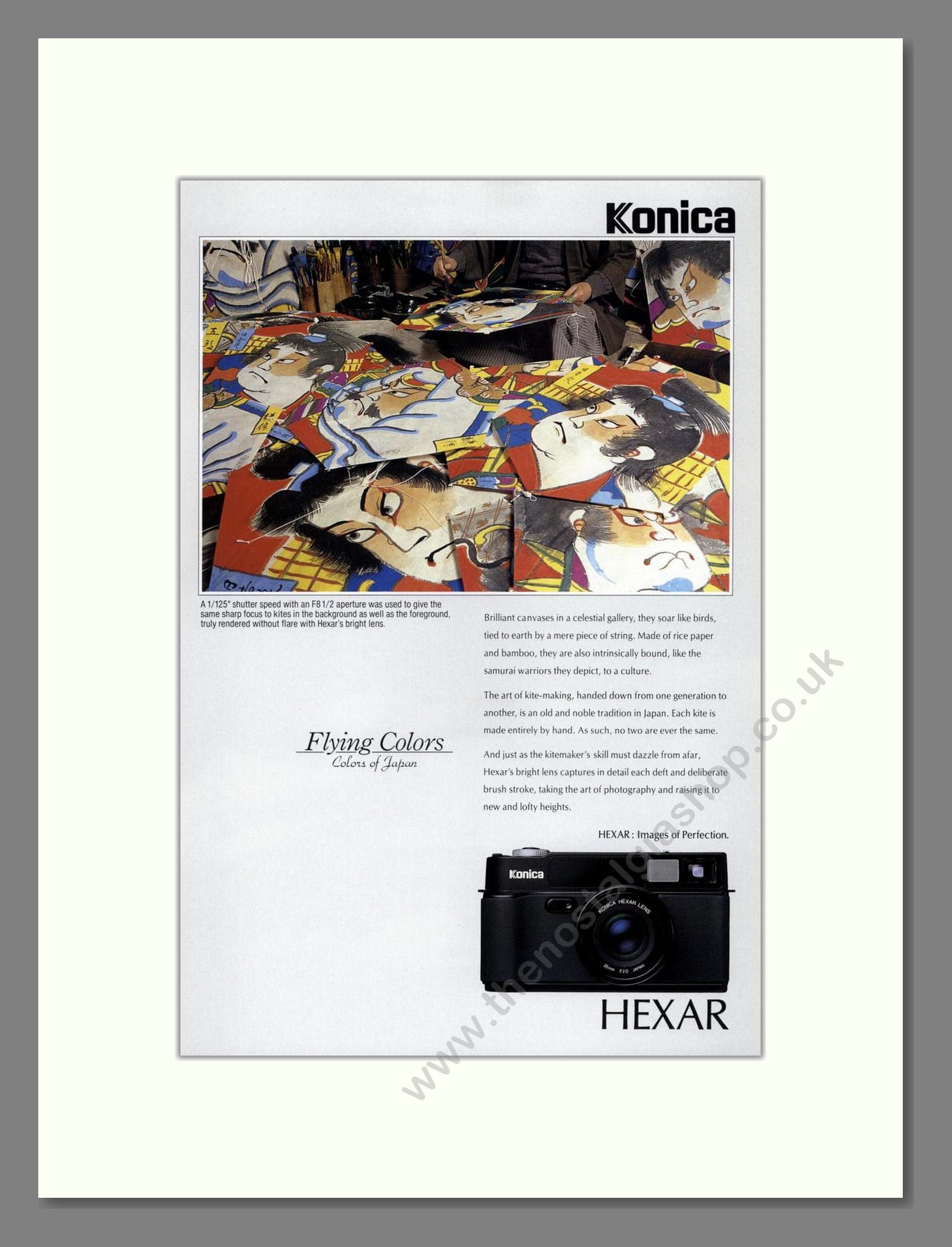 Konica - Hexar. Vintage Advert 1994 (ref AD68165)