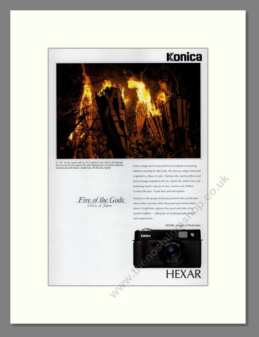 Konica - Hexar. Vintage Advert 1994 (ref AD68166)
