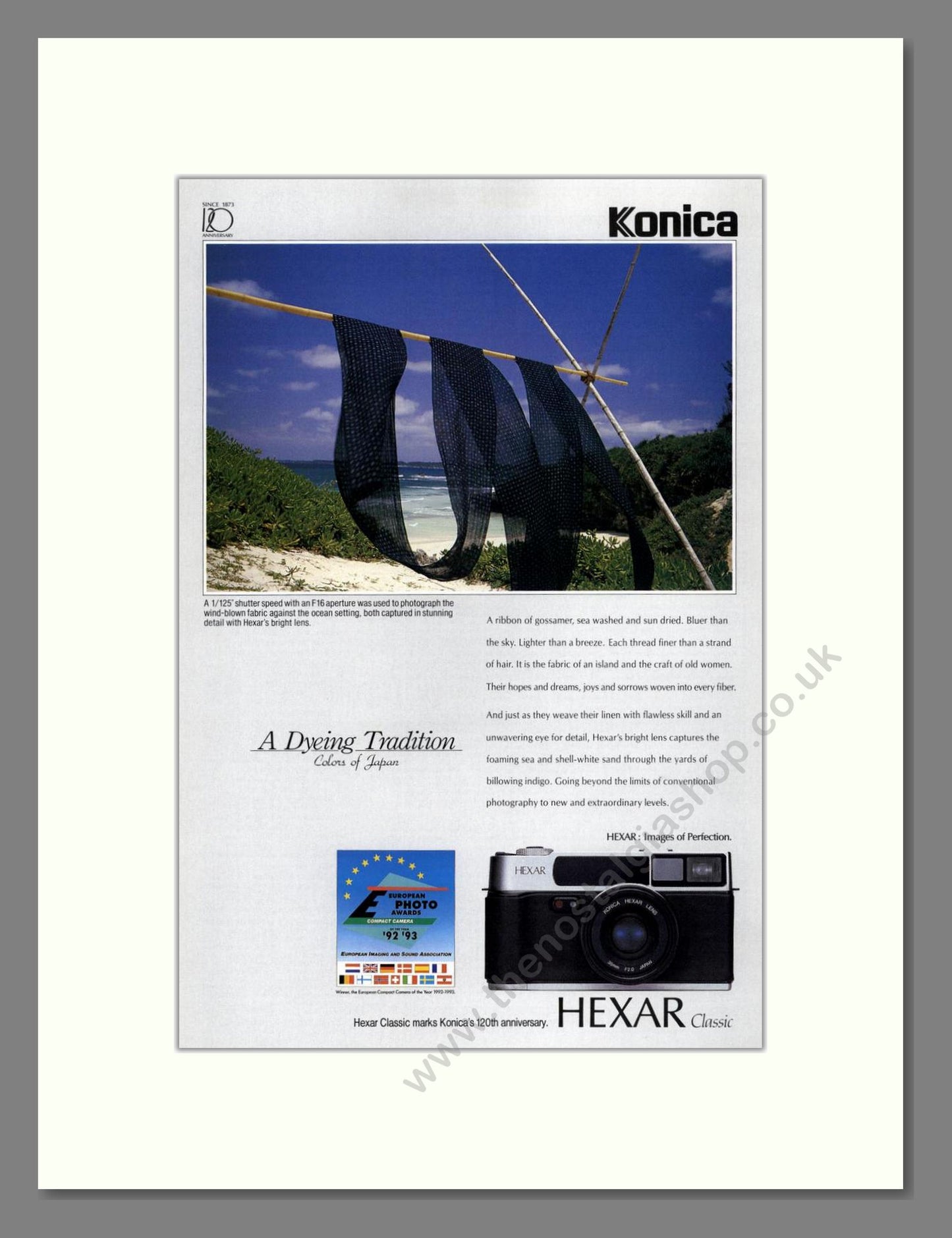 Konica - Hexar. Vintage Advert 1993 (ref AD68167)