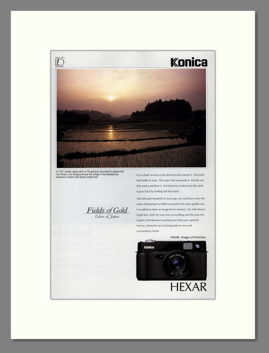 Konica - Hexar. Vintage Advert 1993 (ref AD68168)