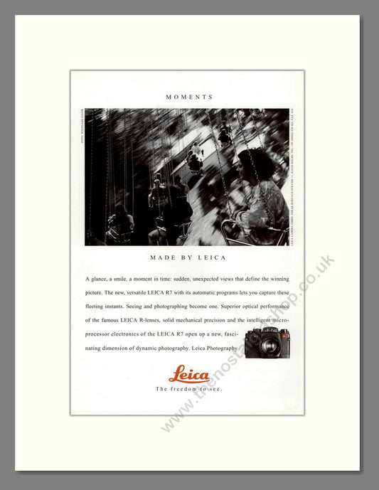 Leica - R7. Vintage Advert 1993 (ref AD68179)