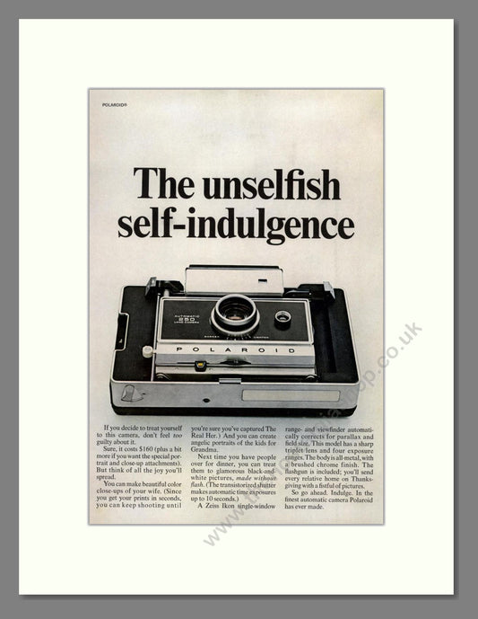 Polaroid - Color Pack Camera. Vintage Advert 1968 (ref AD68193)