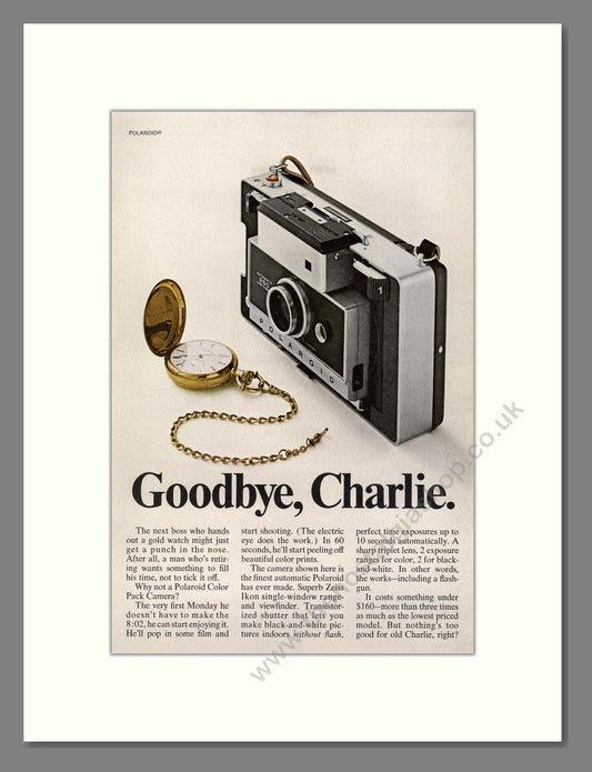 Polaroid - Color Pack Camera. Vintage Advert 1968 (ref AD68197)