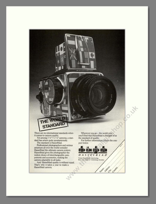 Hasselblad - Reflex Camera. Vintage Advert 1981 (ref AD68209)