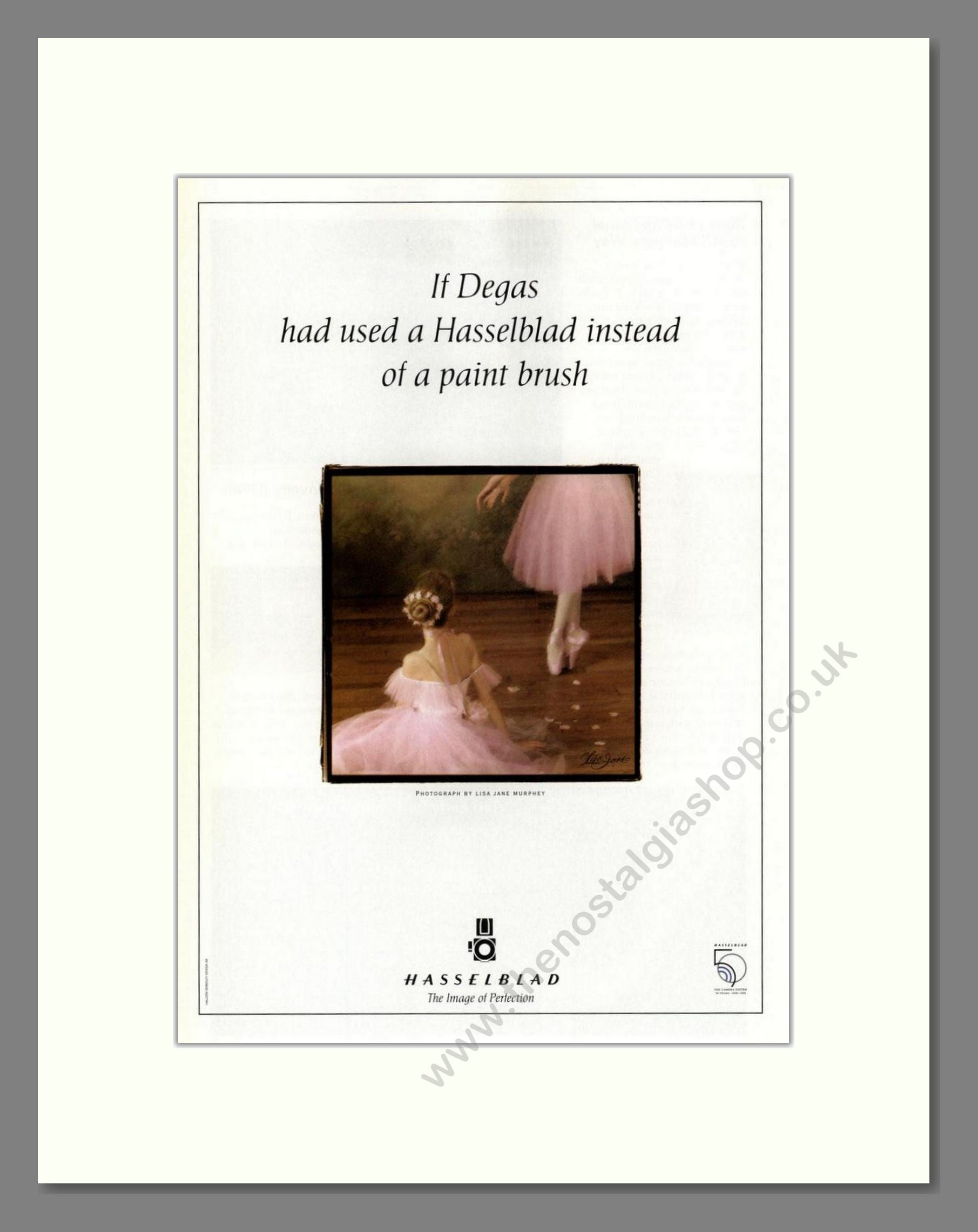 Hasselblad - Degas. Vintage Advert 1998 (ref AD68211)