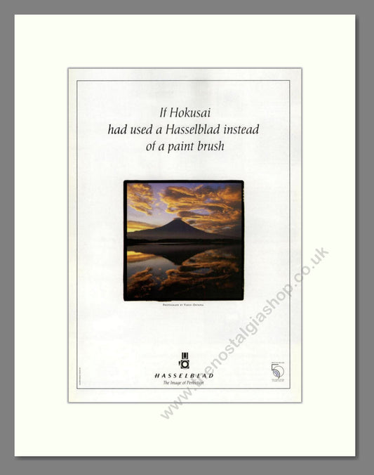 Hasselblad - Hokusai. Vintage Advert 1998 (ref AD68212)