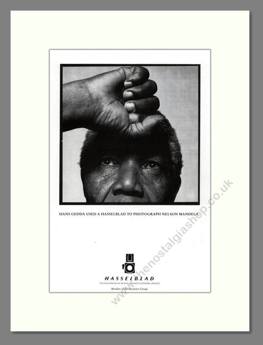 Hasselblad - Hans Gedda. Vintage Advert 1993 (ref AD68214)